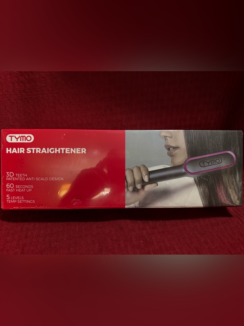 TYMO Black and Purple Hair Straightener